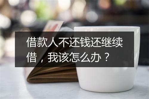 借款人不还钱还继续借，我该怎么办？