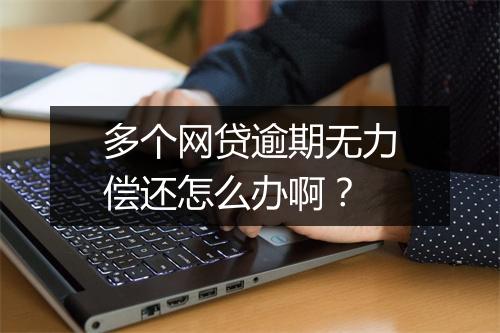 多个网贷逾期无力偿还怎么办啊？