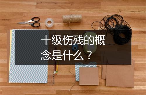 十级伤残的概念是什么？
