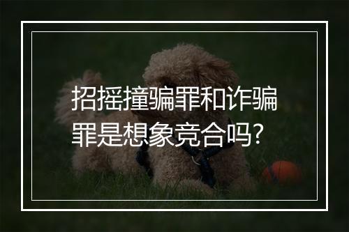 招摇撞骗罪和诈骗罪是想象竞合吗?