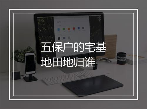 五保户的宅基地田地归谁