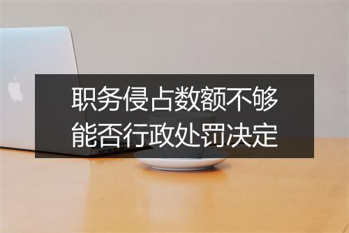 职务侵占数额不够能否行政处罚决定