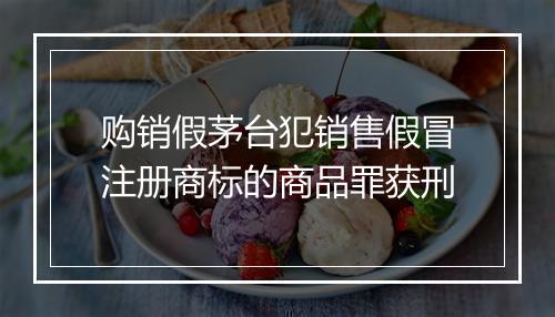 购销假茅台犯销售假冒注册商标的商品罪获刑