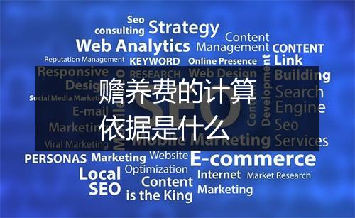 赡养费的计算依据是什么