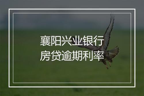 襄阳兴业银行房贷逾期利率