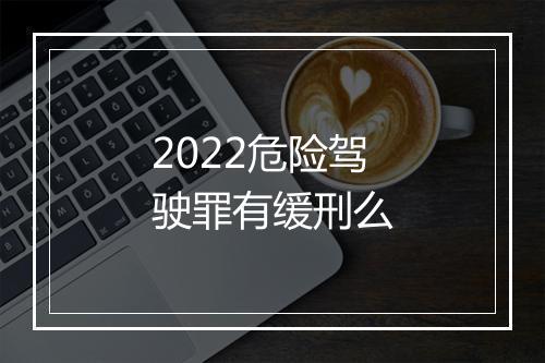 2022危险驾驶罪有缓刑么