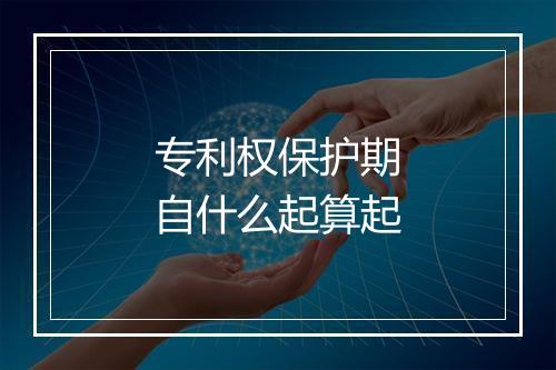 专利权保护期自什么起算起
