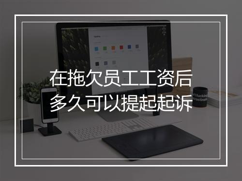 在拖欠员工工资后多久可以提起起诉