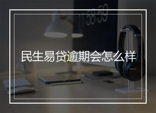 民生易贷逾期会怎么样