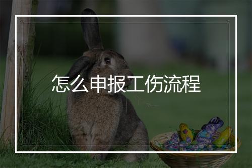 怎么申报工伤流程