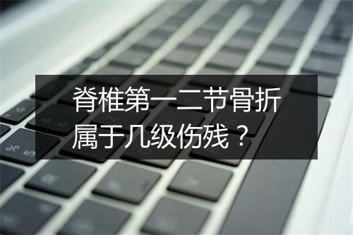 脊椎第一二节骨折属于几级伤残？