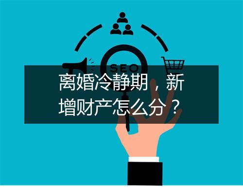 离婚冷静期，新增财产怎么分？