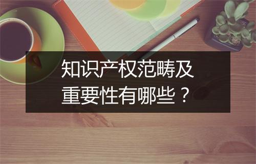 知识产权范畴及重要性有哪些？