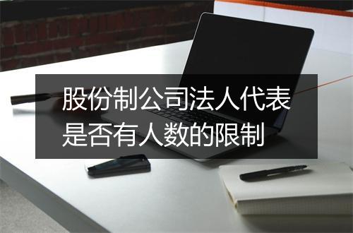 股份制公司法人代表是否有人数的限制