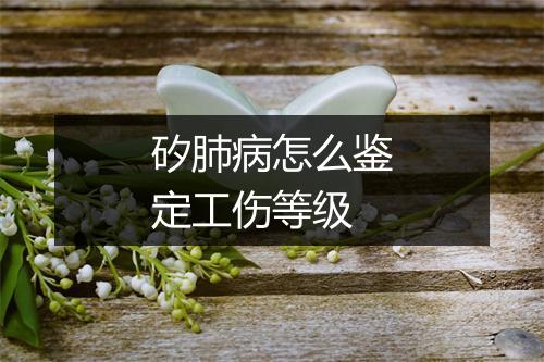 矽肺病怎么鉴定工伤等级