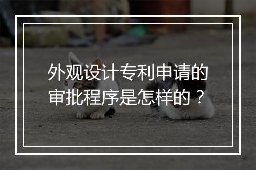 外观设计专利申请的审批程序是怎样的？