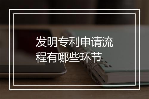 发明专利申请流程有哪些环节