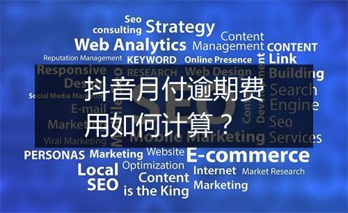 抖音月付逾期费用如何计算？