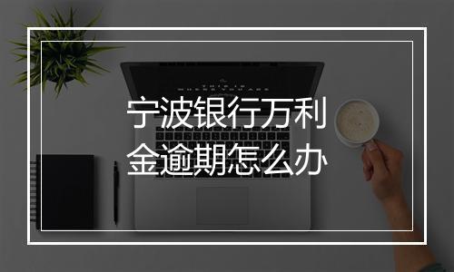 宁波银行万利金逾期怎么办