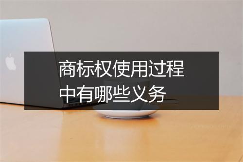 商标权使用过程中有哪些义务