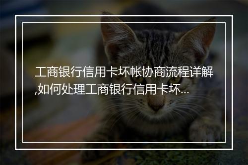 工商银行信用卡坏帐协商流程详解,如何处理工商银行信用卡坏帐问题