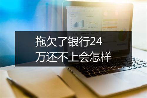 拖欠了银行24万还不上会怎样