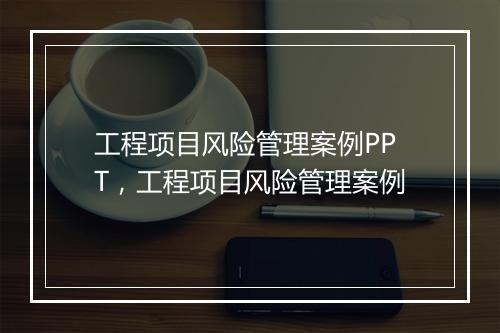 工程项目风险管理案例PPT，工程项目风险管理案例