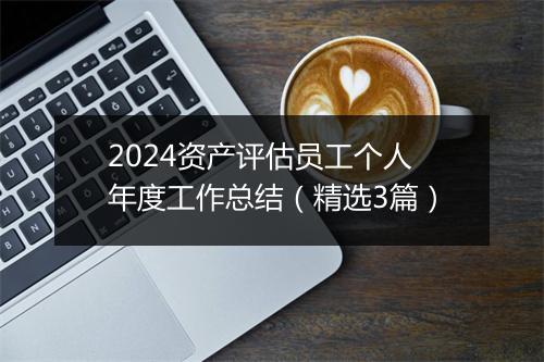 2024资产评估员工个人年度工作总结（精选3篇）