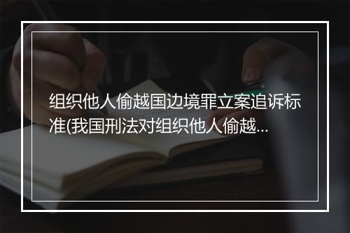 组织他人偷越国边境罪立案追诉标准(我国刑法对组织他人偷越国境罪的立案规定是什)