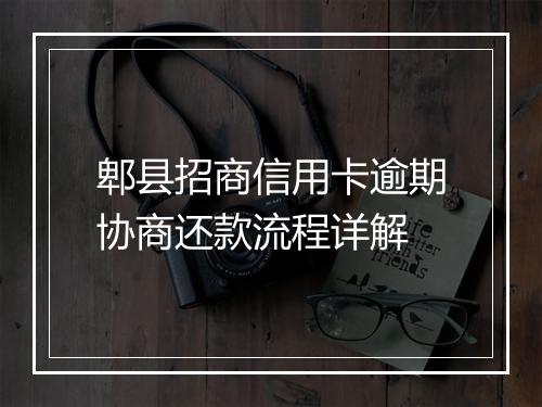 郫县招商信用卡逾期协商还款流程详解