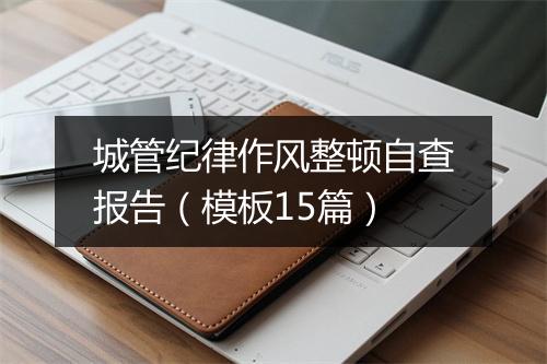 城管纪律作风整顿自查报告（模板15篇）