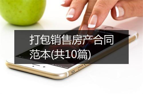 打包销售房产合同范本(共10篇)