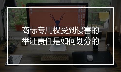 商标专用权受到侵害的举证责任是如何划分的