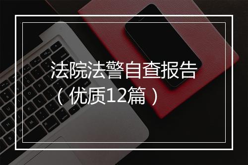 法院法警自查报告（优质12篇）