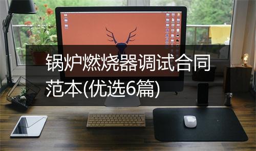 锅炉燃烧器调试合同范本(优选6篇)