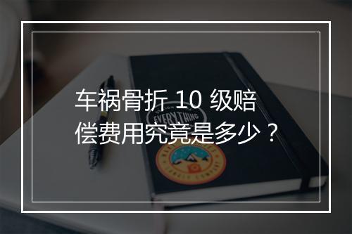 车祸骨折 10 级赔偿费用究竟是多少？