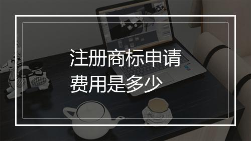 注册商标申请费用是多少