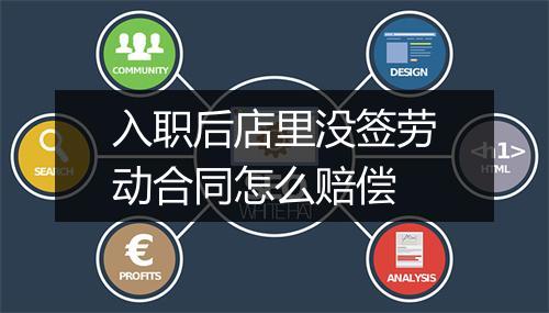 入职后店里没签劳动合同怎么赔偿
