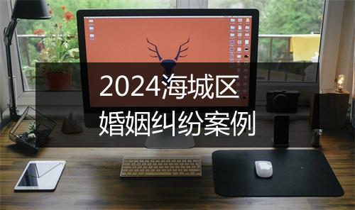 2024海城区婚姻纠纷案例