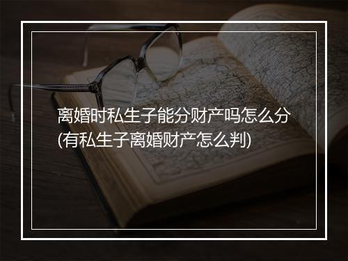 离婚时私生子能分财产吗怎么分(有私生子离婚财产怎么判)