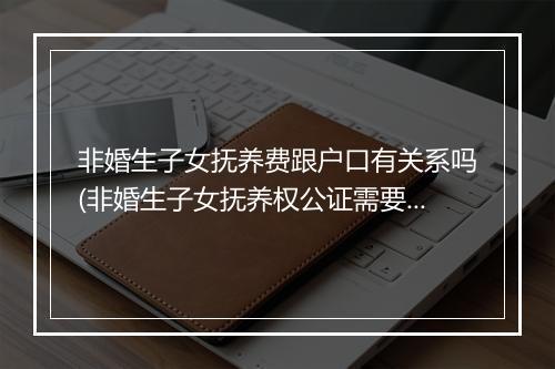 非婚生子女抚养费跟户口有关系吗(非婚生子女抚养权公证需要多少钱)