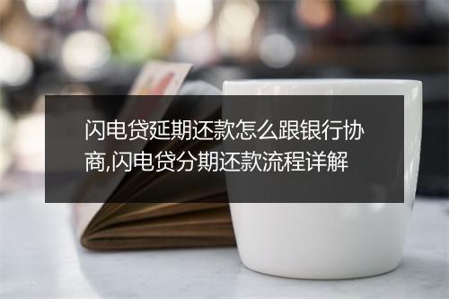 闪电贷延期还款怎么跟银行协商,闪电贷分期还款流程详解