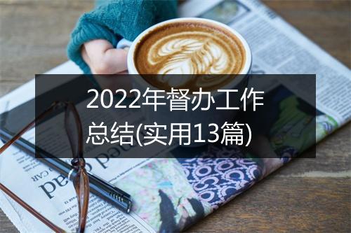 2022年督办工作总结(实用13篇)