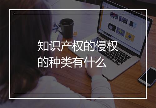 知识产权的侵权的种类有什么
