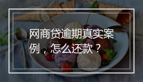 网商贷逾期真实案例，怎么还款？