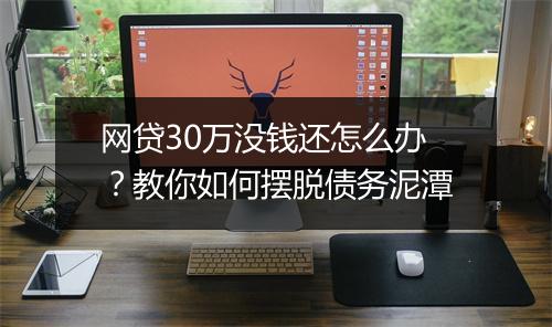 网贷30万没钱还怎么办？教你如何摆脱债务泥潭
