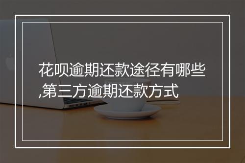 花呗逾期还款途径有哪些,第三方逾期还款方式