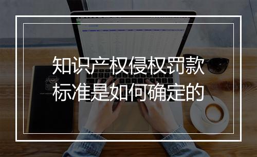 知识产权侵权罚款标准是如何确定的