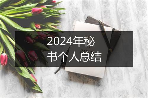 2024年秘书个人总结