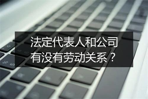 法定代表人和公司有没有劳动关系？